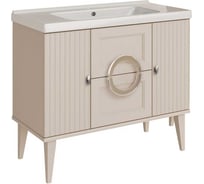 Тумба АСБ-МЕБЕЛЬ Федерика 100, "Тирамису Софт", под раковину Гармония 100 80435