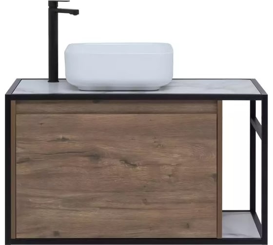 Тумба Aquanet Nova Lite LOFT 90 L, дуб рустикальный 00261660