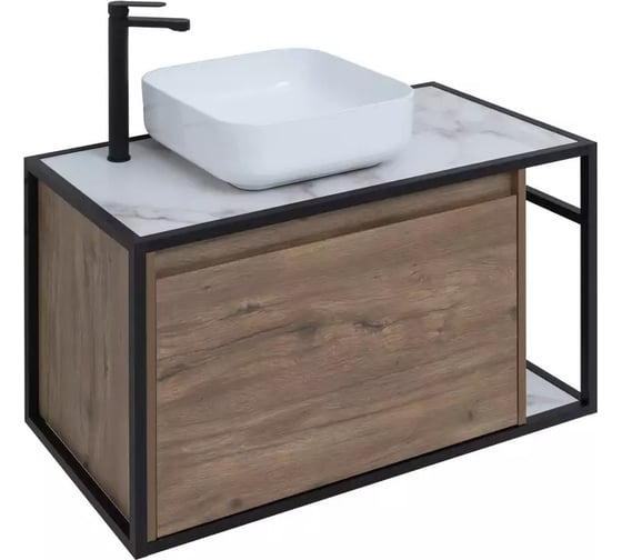Тумба Aquanet Nova Lite LOFT 90 L, дуб рустикальный 00261660