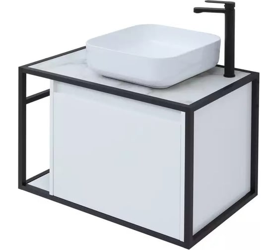 Тумба Aquanet Nova Lite LOFT 75 R, белый глянец 00261649