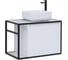 Тумба Aquanet Nova Lite LOFT 75 R, белый глянец 00261649 1