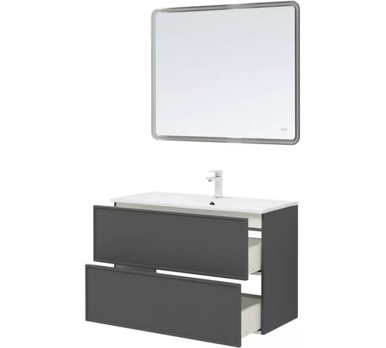 Тумба Aquanet Арт 90 цвет ясень графит 329613 00329613