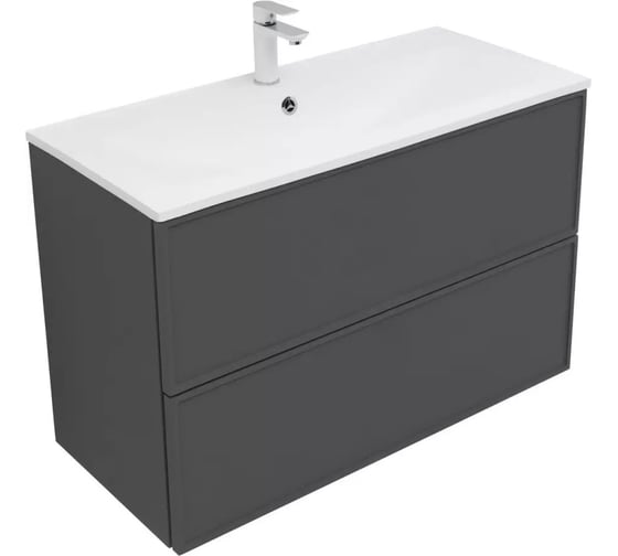 Тумба Aquanet Арт 90 цвет ясень графит 329613 00329613