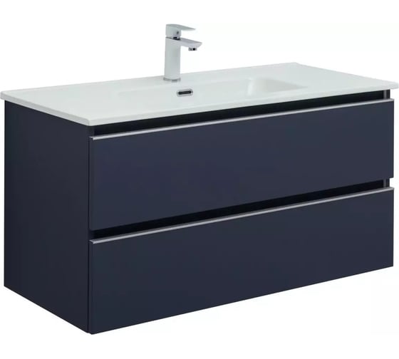 Тумба Aquanet Вега 100 2 ящика, цв.маренго 329587 00329587 1