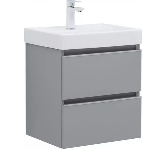 Тумба Aquanet Вега 50 2 ящика, мисти грин 329600 00329600