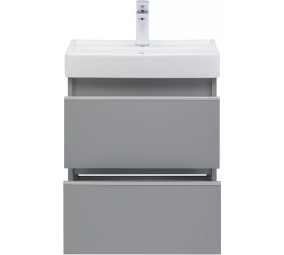 Тумба Aquanet Вега 50 2 ящика, мисти грин 329600 00329600