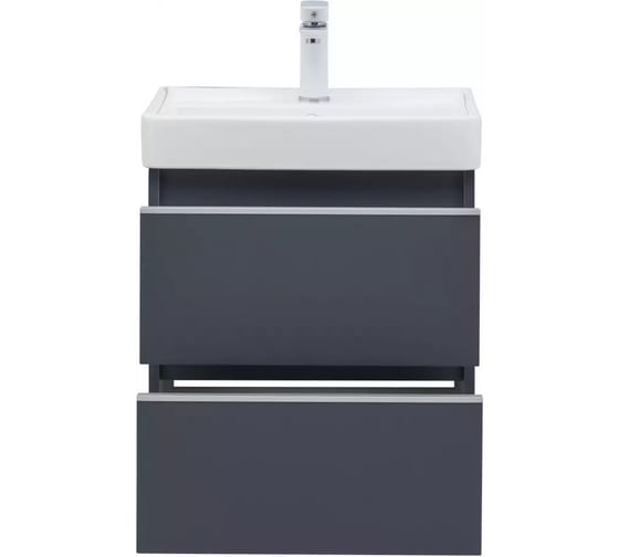 Тумба Aquanet Вега 50 2 ящика, маренго 329588 00329588