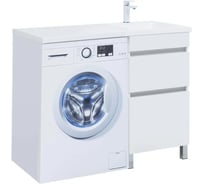 Тумба напольная Aquanet Вега 48, 2 ящика, белый глянец 329123 00329123