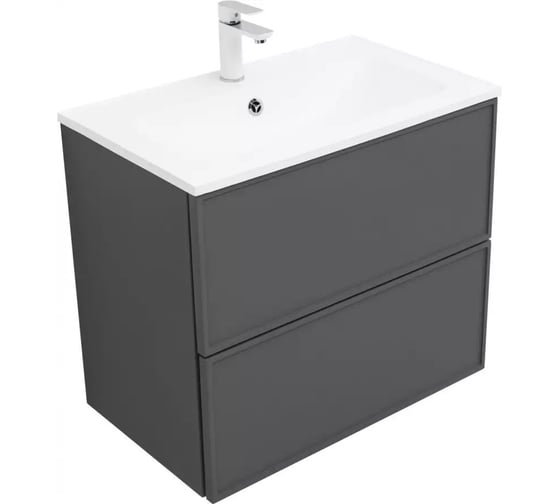 Тумба Aquanet Арт 75 ясень графит 329064 00329064