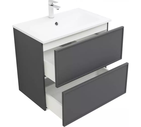 Тумба Aquanet Арт 75 ясень графит 329064 00329064
