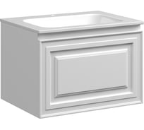 Тумба подвесная Sancos Very 590x445x406 мм, c одним ящиком оснащенным доводчиками, Bianco VR60W