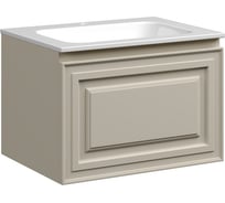 Тумба подвесная Sancos Very 590x445x406 мм, c одним ящиком оснащенным доводчиками, Beige Soft VR60CE