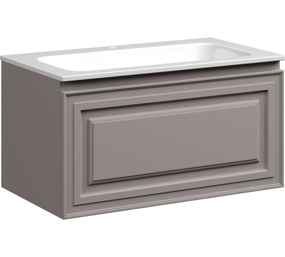 Тумба подвесная Sancos Very 790x445x406, c одним ящиком оснащенным доводчиками, Doha Soft VR80SM