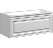 Тумба подвесная Sancos Very 995x445x406, c одним ящиком оснащенным доводчиками, Bianco VR100W