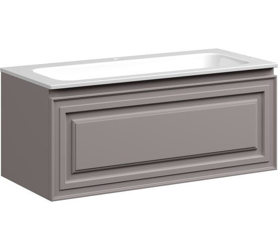 Тумба подвесная Sancos Very 995x445x406, c одним ящиком оснащенным доводчиками, Doha Soft VR100SM