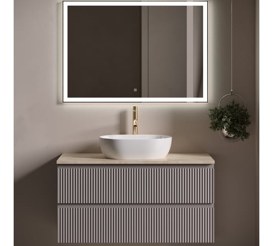 Столешница для ванной комнаты Sancos 1000x460 TT100A2X