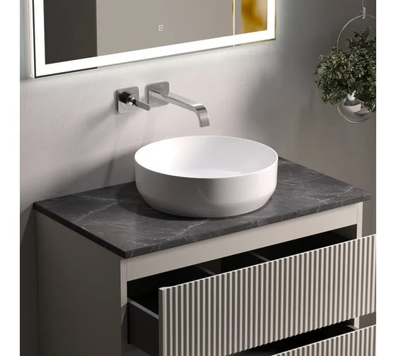 Столешница для ванной комнаты Sancos 800x460 TT80A1