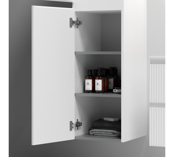 Шкаф-пенал подвесной Sancos Snob T Bianco, 350x350x1650 мм PSNT35W