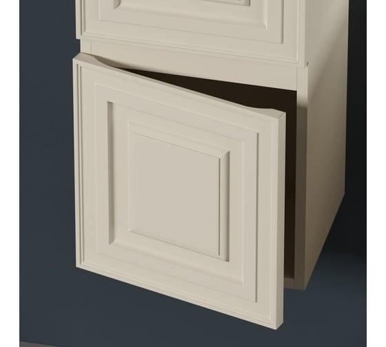 Шкаф-пенал подвесной Sancos Very левый, Beige Soft, 350x300x1600 мм PVR35LCE