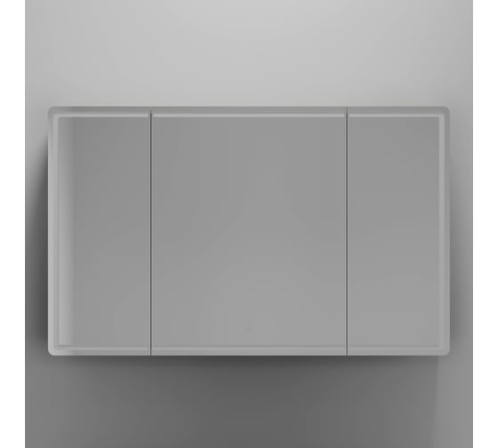 Зеркальный шкаф для ванной комнаты Sancos Mirror 1190x150x740 мм, с LED подсветкой, цвет дуб галифакс натуральный MI120EG