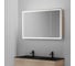 Зеркальный шкаф для ванной комнаты Sancos Mirror 1190x150x740 мм, с LED подсветкой, цвет дуб галифакс натуральный MI120EG 2
