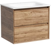 Тумба подвесная Sancos Marmi 2.0 590x445x520 мм, c двумя ящиками, оснащенными доводчиками скрытого монтажа, цвет дуб чарльстон MR2.060ECH