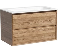 Тумба подвесная Sancos Marmi 2.0 790x445x520 мм, c двумя ящиками, оснащенными доводчиками скрытого монтажа, цвет дуб чарльстон MR2.080ECH