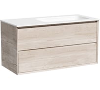 Тумба подвесная Sancos Marmi 2.0 правая, 995x445x520 мм, c двумя ящиками, оснащенными доводчиками скрытого монтажа, цвет дуб галифакс натуральный MR2.0100REG