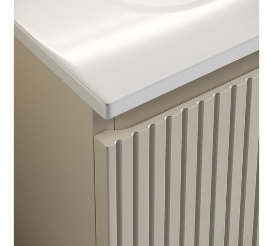 Подвесная тумба Sancos Snob T 590x445x500, c двумя ящиками оснащенными доводчиками, Beige Soft SNT60CE