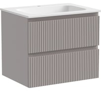 Подвесная тумба Sancos Snob T 590x445x500, c двумя ящиками оснащенными доводчиками, Doha Soft SNT60SM