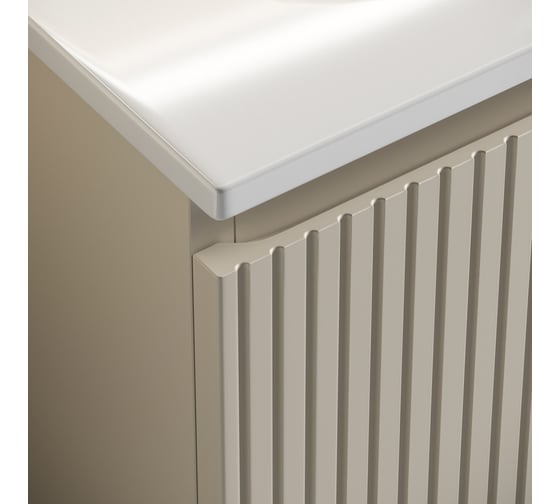 Подвесная тумба Sancos Snob T 790x445x500, c двумя ящиками оснащенными доводчиками, Beige Soft SNT80CE