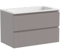 Подвесная тумба Sancos Snob T 790x445x500, c двумя ящиками оснащенными доводчиками, Doha Soft SNT80SM