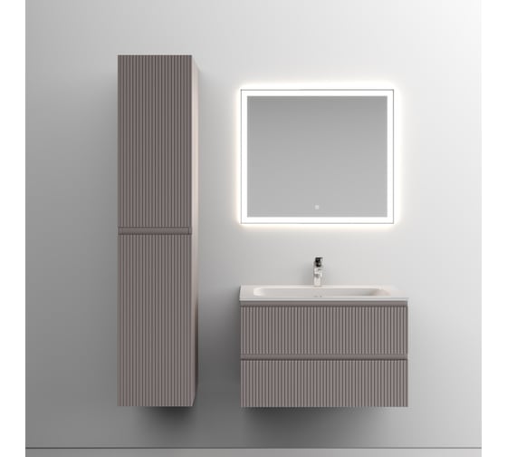 Подвесная тумба Sancos Snob T 790x445x500, c двумя ящиками оснащенными доводчиками, Doha Soft SNT80SM