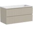 Подвесная тумба Sancos Snob T 995x445x500, c двумя ящиками оснащенными доводчиками, Beige Soft SNT100CE 1