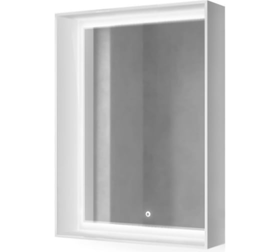 Зеркало RAVAL Frame 75 Белое с подсветкой сенсор Fra.02.75/W