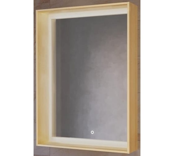 Зеркало RAVAL Frame 75 Дуб сонома с подсветкой сенсор Fra.02.75/DS