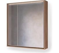 Зеркало RAVAL Frame 75 Дуб трюфель с подсветкой сенсор Fra.02.75/DT