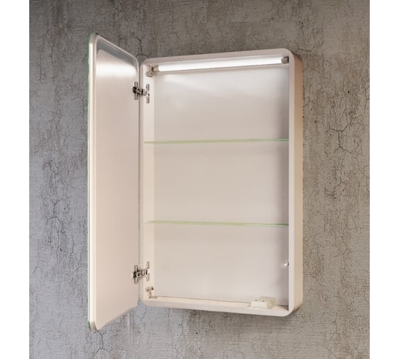 Зеркало-шкаф RAVAL Pure 60 Белый с подсветкой Pur.03.60/W