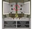 Зеркало-шкаф ALIAS Квартал 80x50 см, с тёплой LED-подсветкой, универсальный sh80503 5