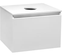 Тумба Runo Бари 60 белая, под накладной умывальник 00-00001473