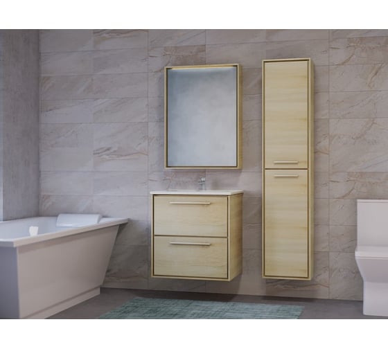 Пенал RAVAL Frame 160 подвесной Дуб сонома Fra.04.160/P/DS