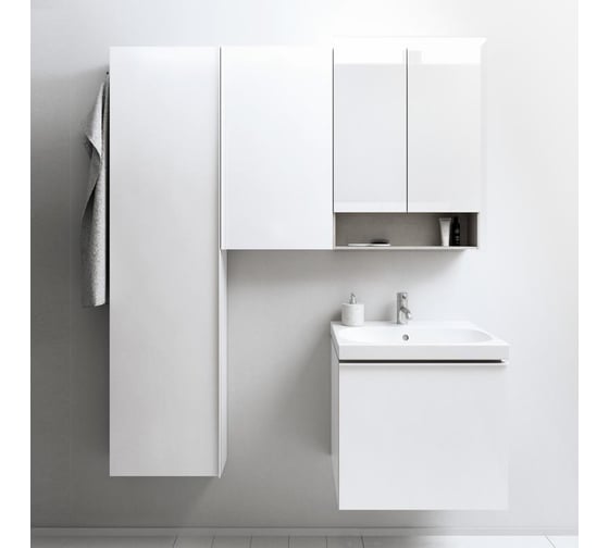 Верхний шкафчик GEBERIT Acanto плоский, 450х820x174 мм 500.639.JK.2 00000059890