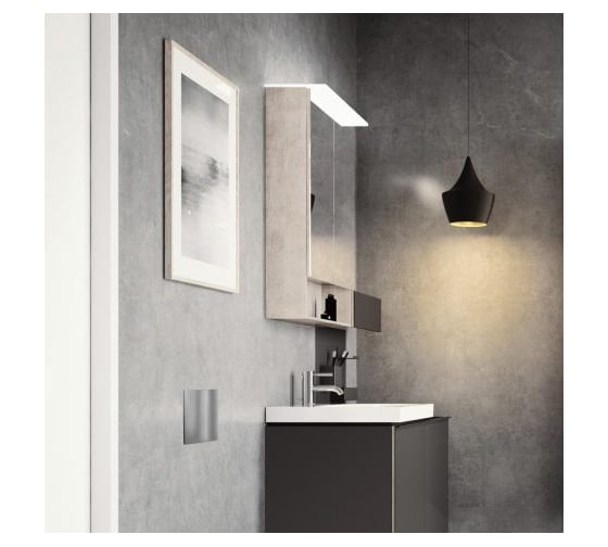 Шкафчик с зеркалом GEBERIT Acanto 595x830x215 мм 500.644.00.2 00000058431