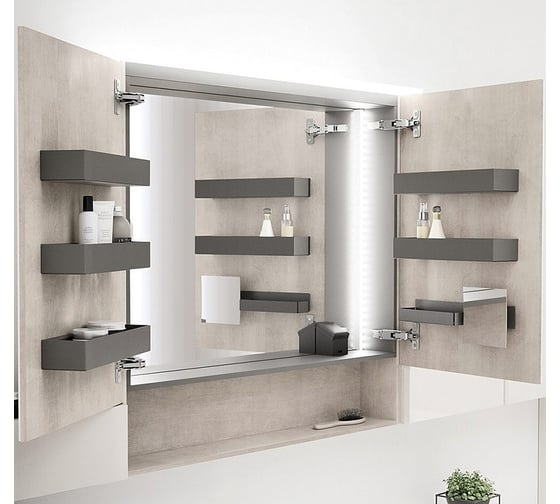 Шкафчик с зеркалом GEBERIT Acanto 595x830x215 мм 500.644.00.2 00000058431