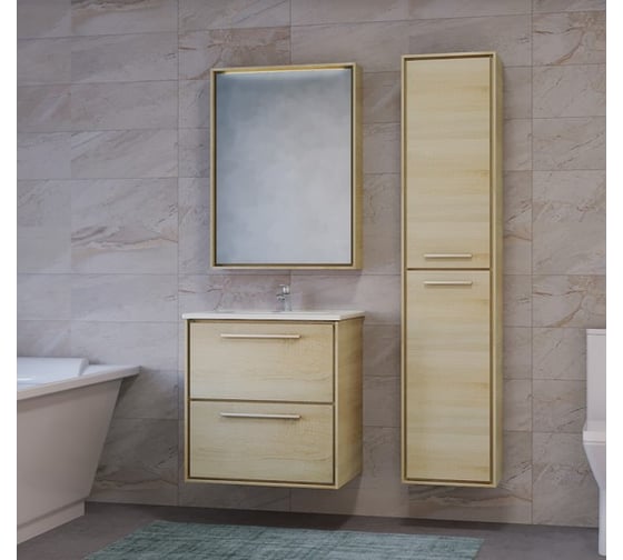 Тумба RAVAL Frame 60 подвесная Дуб сонома Fra.01.60/P/DS
