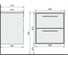 Тумба RAVAL Frame 60 подвесная Дуб трюфель Fra.01.60/P/DT 5