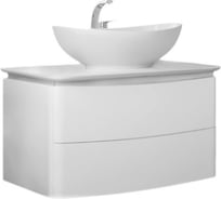 Тумба RAVAL Moon 75 подвесная Белая Moo.01.75/P/W