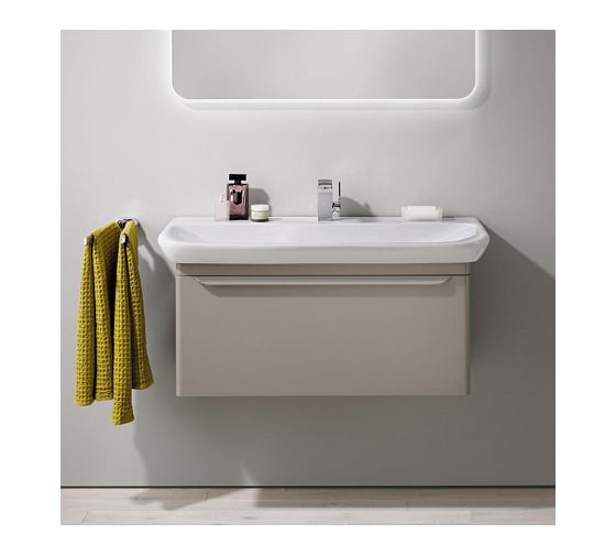 Шкафчик под раковину GEBERIT myDay 880х410х405 мм, 1 ящик, с подсветкой 824101000 00000045673