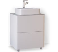 Тумба RAVAL Pure 65 напольная Белая Pur.01.65/N/W