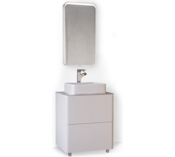 Тумба RAVAL Pure 65 напольная Белая Pur.01.65/N/W